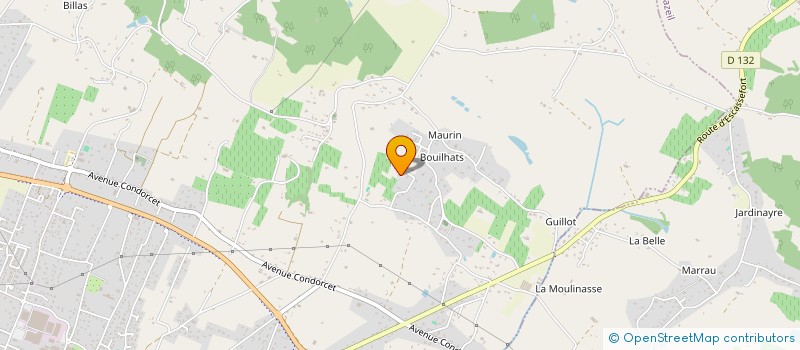 localisation de l'entreprise 2G-BEDOPHI SCI  MARMANDE