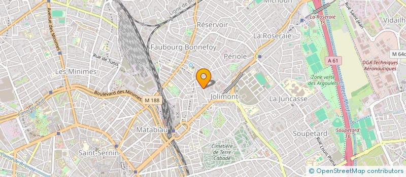 localisation de l'entreprise 2G BOG à TOULOUSE