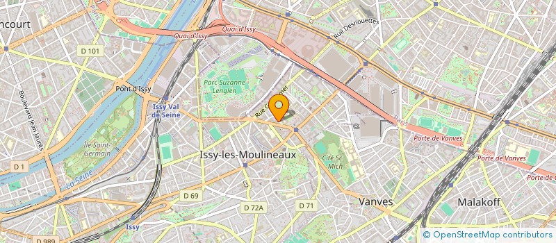localisation de l'entreprise 2G CAB à ISSY-LES-MOULINEAUX