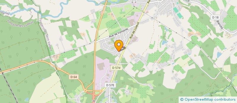 localisation de l'entreprise 2G CLAS  FOUGEROLLES-SAINT-VALBERT