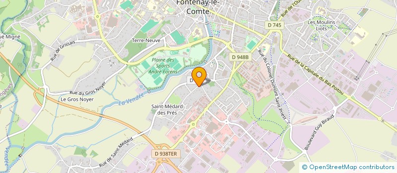 localisation de l'entreprise 2G COM 79  FONTENAY-LE-COMTE