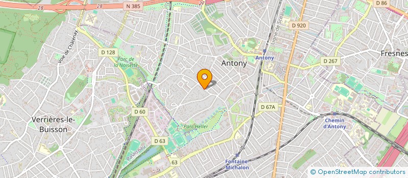 localisation de l'entreprise 2G-CONSEIL à ANTONY