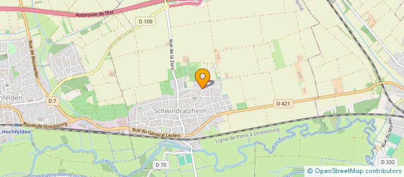 localisation de l'entreprise 2G CONSEILS  SCHWINDRATZHEIM