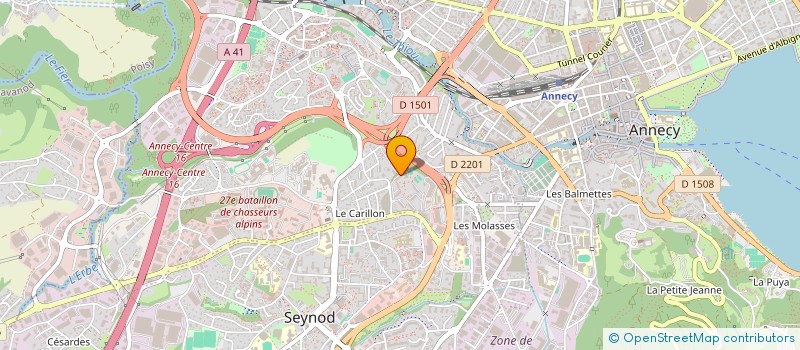 localisation de l'entreprise 2G CONSEILS à ANNECY