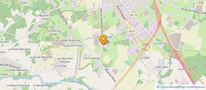 localisation de l'entreprise 2G DU MOULIN  LES SORINIERES