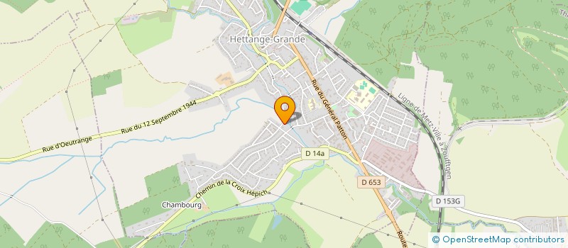 localisation de l'entreprise 2G-ELEC  HETTANGE-GRANDE