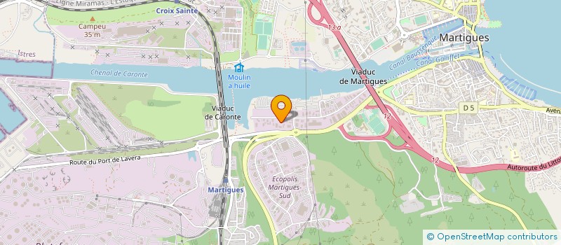 localisation de l'entreprise 2G ENVIRONNEMENT à MARTIGUES