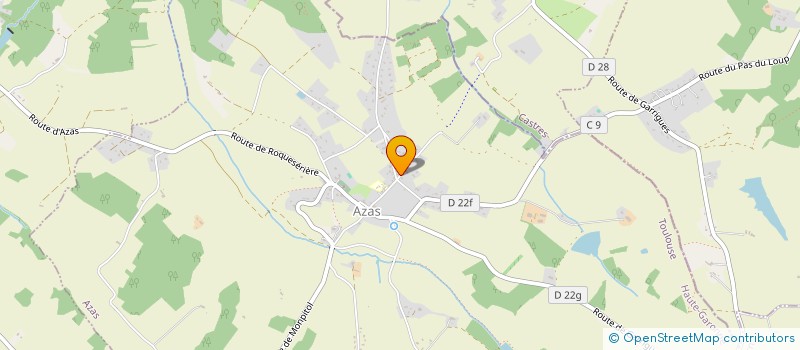 localisation de l'entreprise 2G HABITAT  AZAS