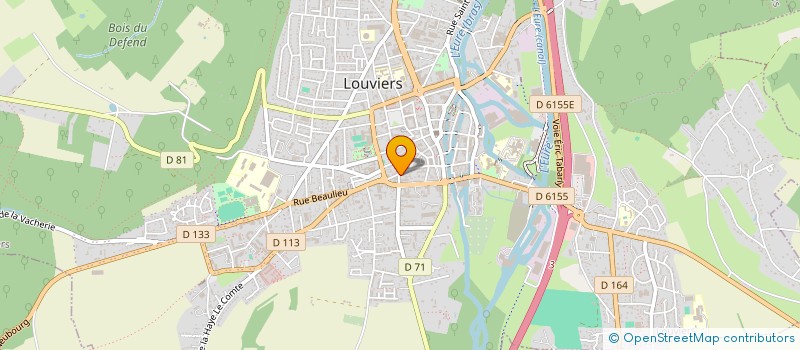 localisation de l'entreprise 2G IMMO  LOUVIERS