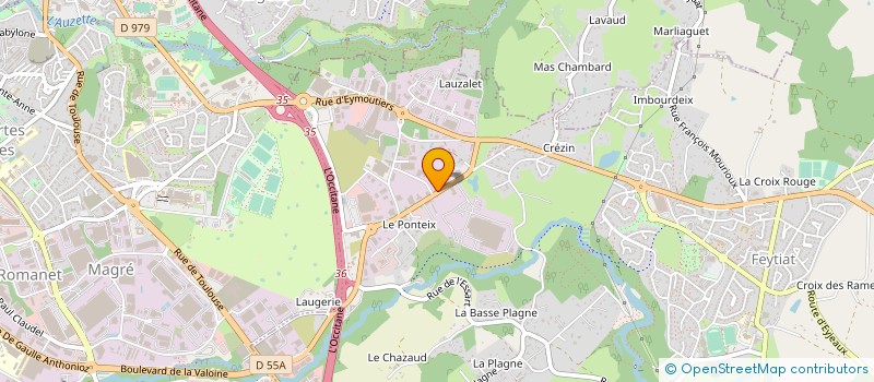 localisation de l'entreprise 2G IMMO à FEYTIAT