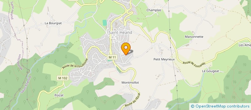 localisation de l'entreprise 2G IMMO  SAINT-HEAND