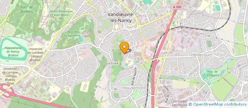 localisation de l'entreprise 2G IMMO  VANDUVRE-LES-NANCY