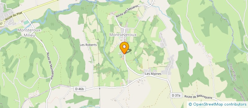 localisation de l'entreprise 2G IMMO&CO  MONTSEVEROUX