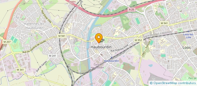 localisation de l'entreprise 2G IMMOBILIER à HALLENNES-LEZ-HAUBOURDIN