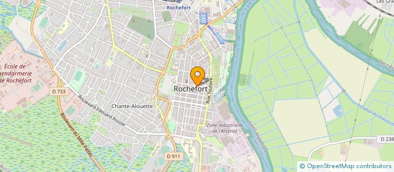 localisation de l'entreprise 2G IMMOBILIER  ROCHEFORT