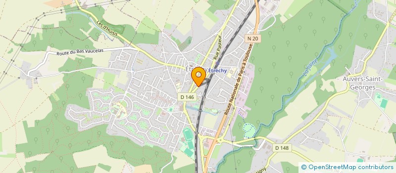 localisation de l'entreprise 2G IMMOBILIER  ETRECHY