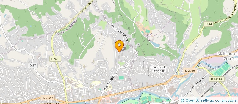 localisation de l'entreprise 2G INVEST  BRIVE-LA-GAILLARDE