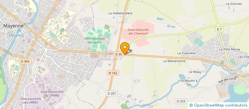 localisation de l'entreprise 2G'NERATIONS  LA BAZOGE-MONTPINCON