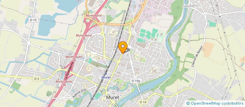 localisation de l'entreprise 2G PLATINIUM à MURET