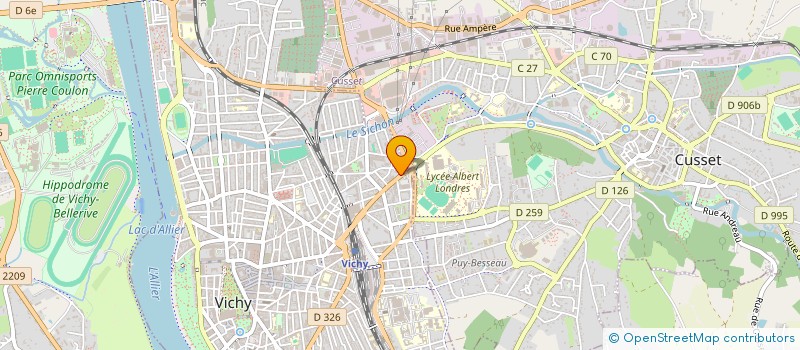 localisation de l'entreprise 2G RESTAURATION à VICHY