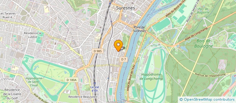 localisation de l'entreprise 2G RESTAURATION à BOULOGNE-BILLANCOURT