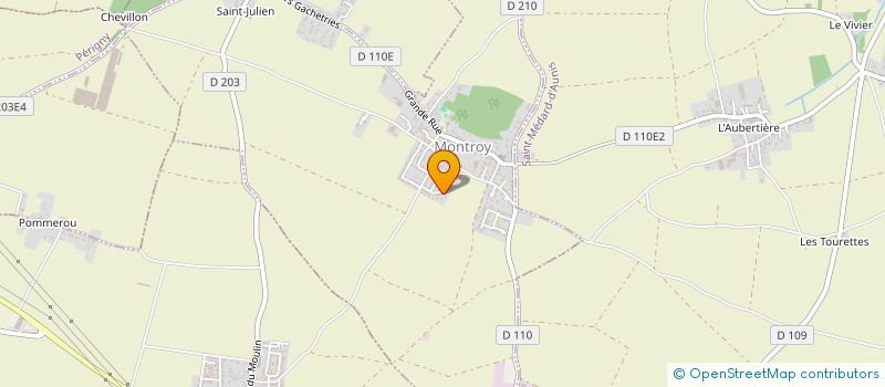 localisation de l'entreprise 2G ROCHELAISE  MONTROY