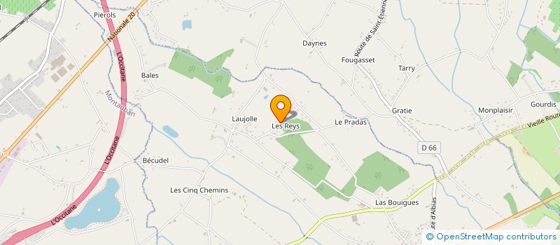 localisation de l'entreprise 2G TP à SAINT-ETIENNE-DE-TULMONT