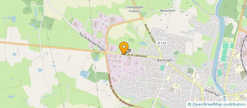 localisation de l'entreprise 2G TP  CHATEAU-GONTIER-SUR-MAYENNE