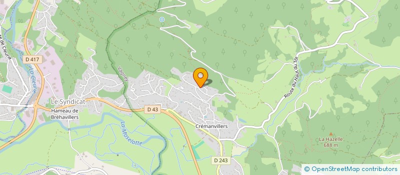 localisation de l'entreprise 2G TRANSPORTS  VAGNEY