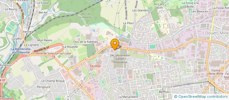 localisation de l'entreprise 2G2F IMMOBILIER  SAINT-CYR-SUR-LOIRE