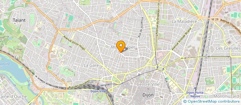 localisation de l'entreprise 2G2L à DIJON