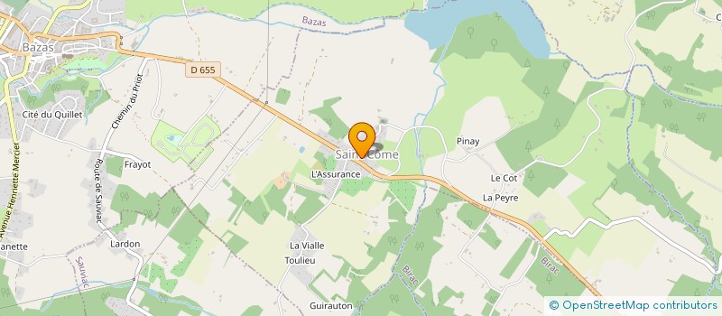 localisation de l'entreprise 2G2M  LE NIZAN