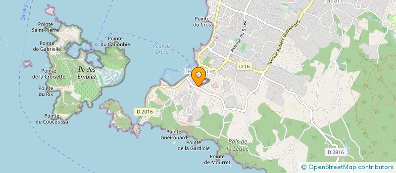 localisation de l'entreprise 2G2M à SIX-FOURS-LES-PLAGES