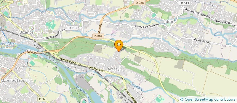 localisation de l'entreprise 2G2M  ARESSY