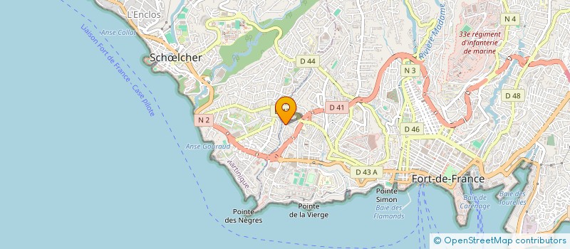 localisation de l'entreprise 2G2S2J SCI à FORT DE FRANCE