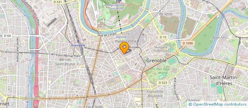 localisation de l'entreprise 2G2V à GRENOBLE