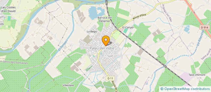 localisation de l'entreprise 2GA à PALAU-DEL-VIDRE