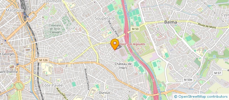 localisation de l'entreprise 2GA INVEST  TOULOUSE