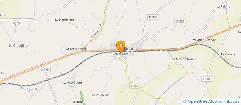 localisation de l'entreprise 2GAM  BELVAL