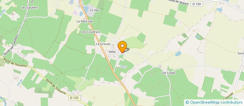 localisation de l'entreprise 2GAU à BELLEVIGNE-EN-LAYON