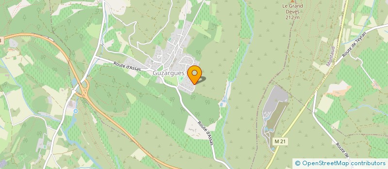 localisation de l'entreprise 2GCA  GUZARGUES