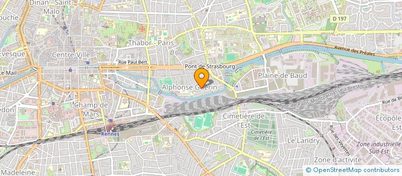 localisation de l'entreprise 2GF  RENNES