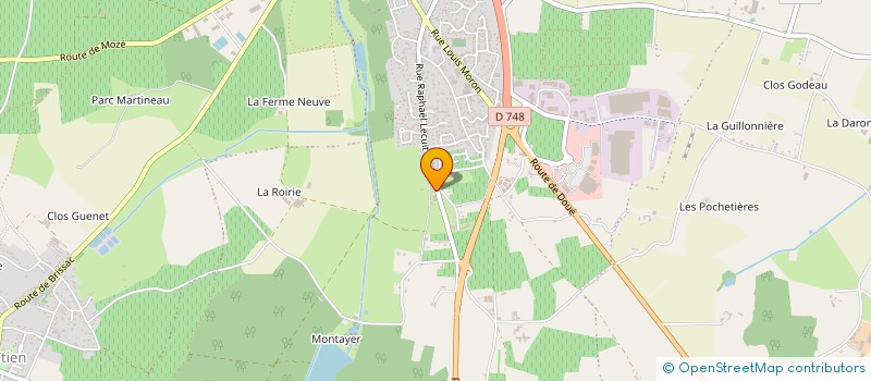 localisation de l'entreprise 2GF IMMO49 à BRISSAC LOIRE AUBANCE