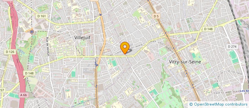localisation de l'entreprise 2GFA à VILLEJUIF