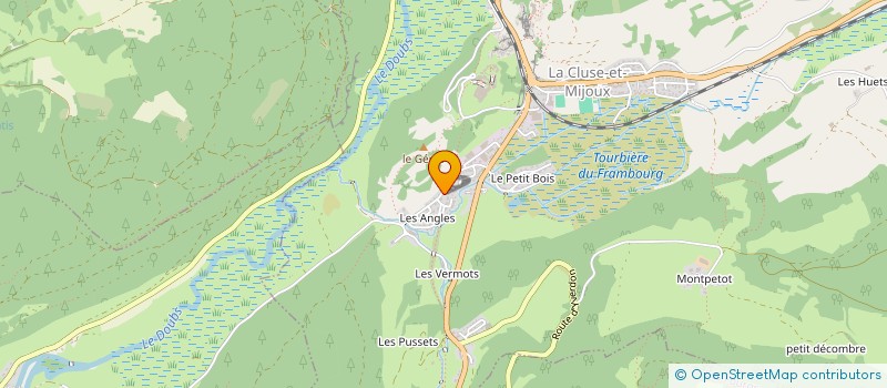 localisation de l'entreprise 2GI  LA CLUSE-ET-MIJOUX