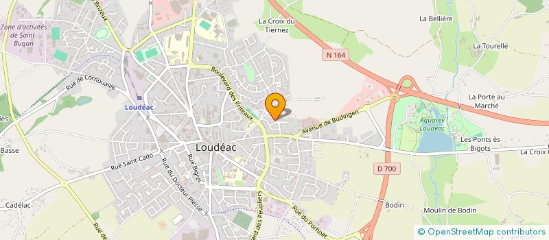 localisation de l'entreprise 2GJ à LOUDEAC