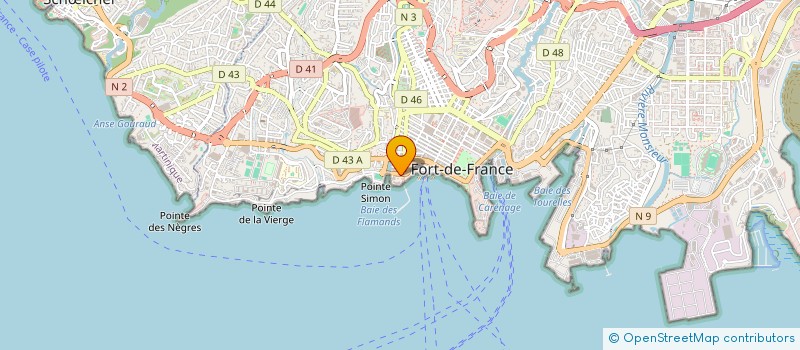 localisation de l'entreprise 2GJP à FORT-DE-FRANCE