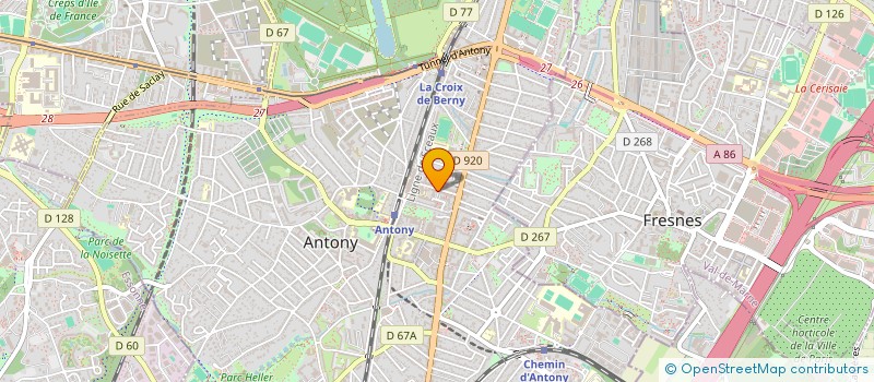 localisation de l'entreprise 2GL à ANTONY