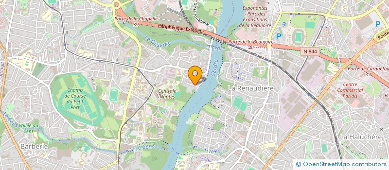localisation de l'entreprise 2GLV  NANTES
