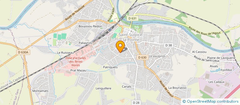 localisation de l'entreprise 2GM  SAINT-SULPICE-LA-POINTE